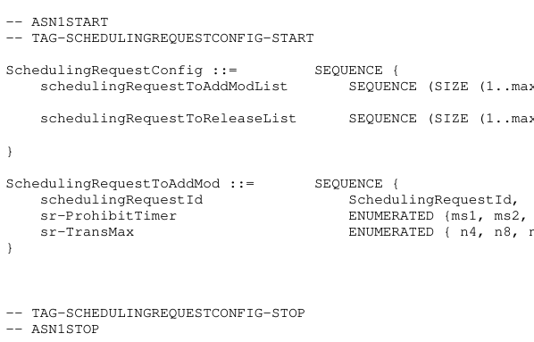 SchedulingRequestConfig